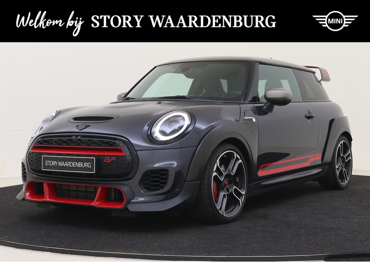 MINI John Cooper Works - Hatchback GP Automaat / Sportstoel / Stoelverwarming / LED / Cruise Control / Getint Glas - AutoWereld.nl