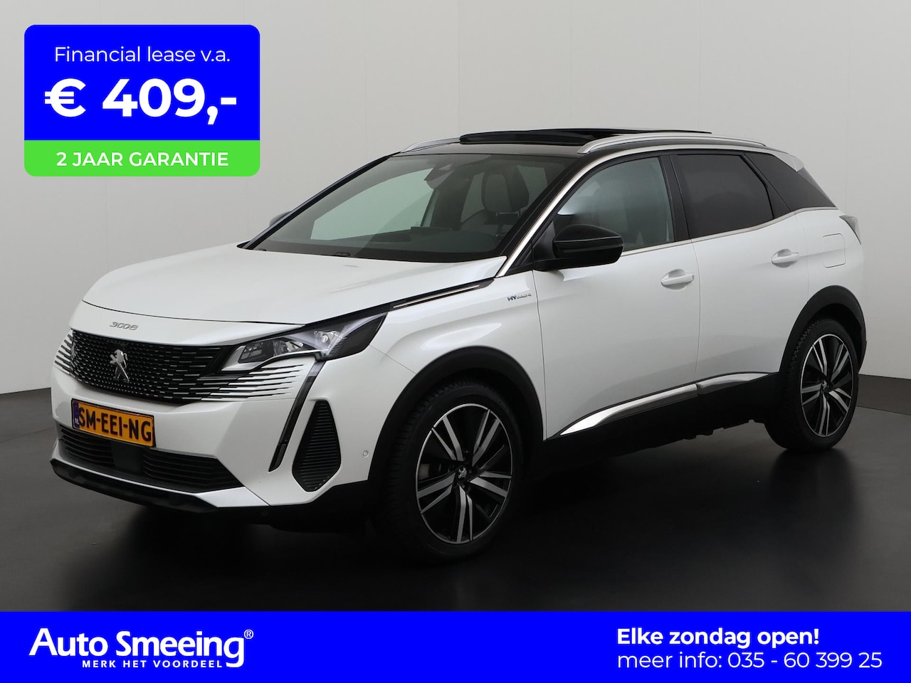 Peugeot 3008 - 1.6 HYbrid4 300 GT | Panoramadak | Leder/Alcantara | Focal HiFi | Night Vision | Zondag op - AutoWereld.nl