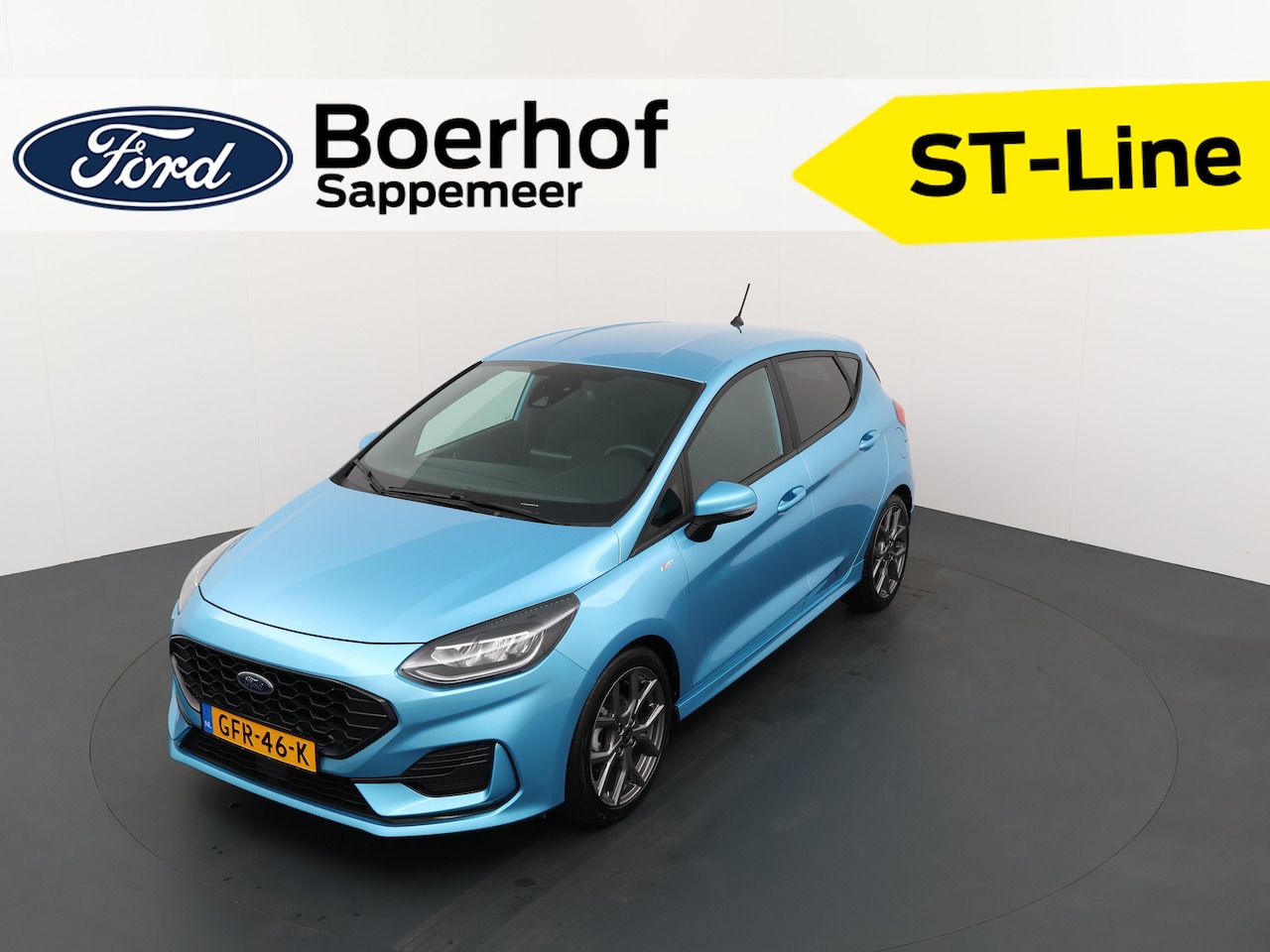 Ford Fiesta - EcoBoost Hybrid 125 pk ST-Line | LED | Apple Carplay | 17" | Clima | Cruise | Pr. glass | - AutoWereld.nl