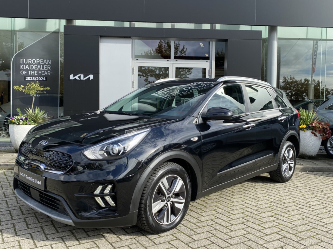 Kia Niro - 1.6 GDi Hybrid DynamicLine NAVI + CAMERA - PERFECTE STAAT Info Frank  0492-588958 - AutoWereld.nl