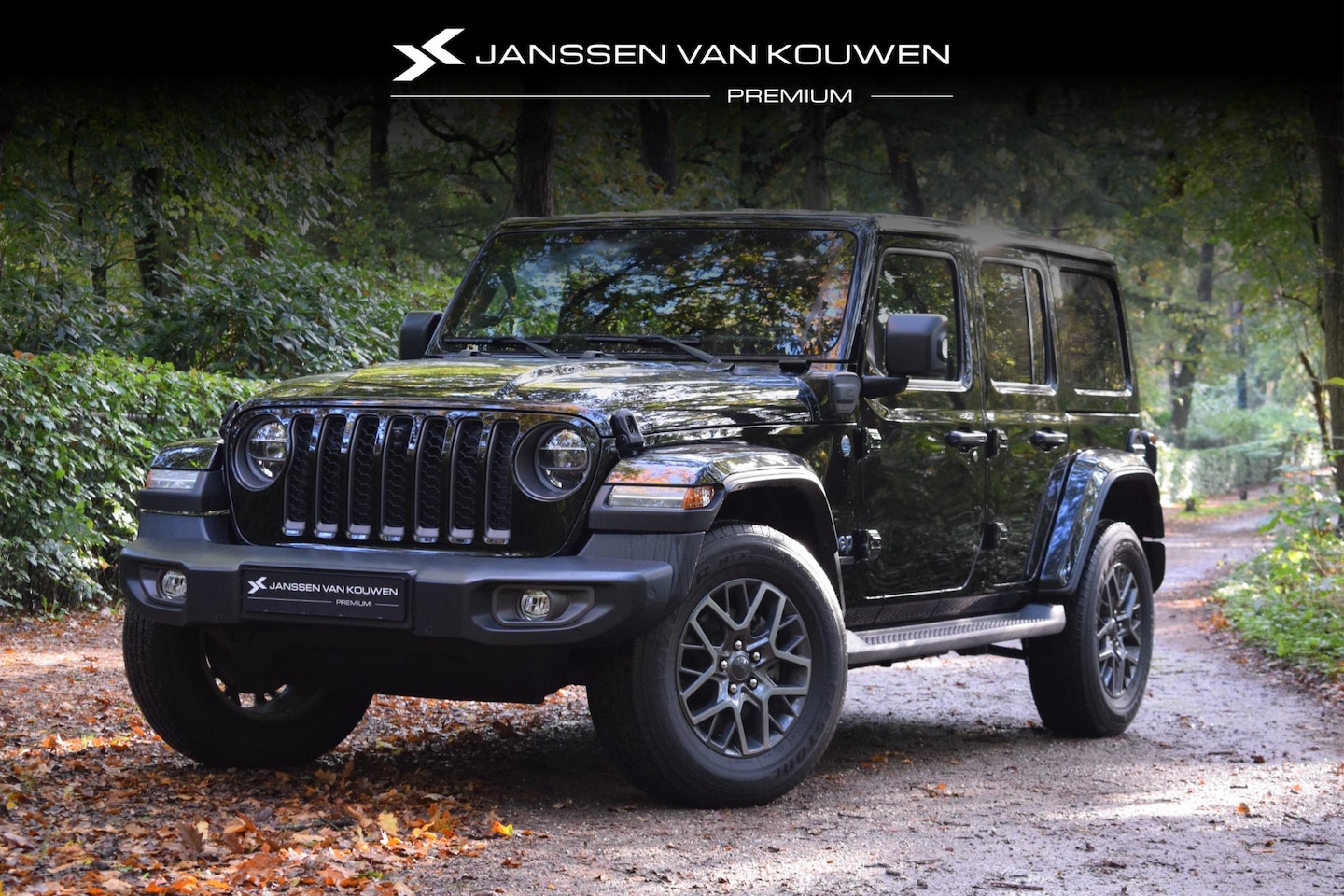 Jeep Wrangler Unlimited - 4xe 380pk 80th Anniversary / Navi / Leder / Keyless / Off-Road Camera - AutoWereld.nl