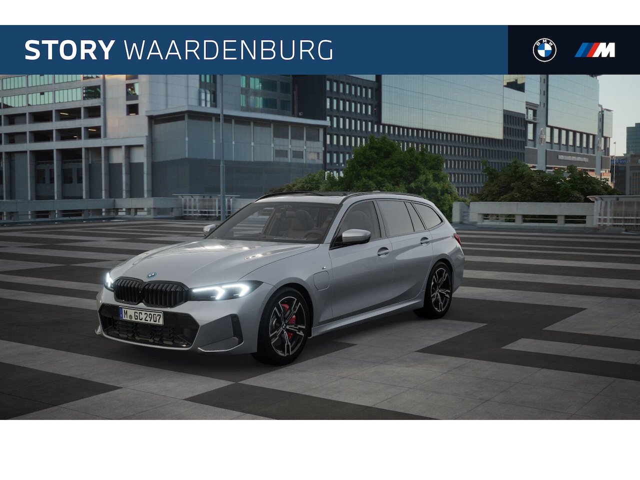 BMW 3-serie Touring - 330e High Executive M Sport Automaat / Panoramadak / Trekhaak / Sportstoelen / Adaptieve L - AutoWereld.nl