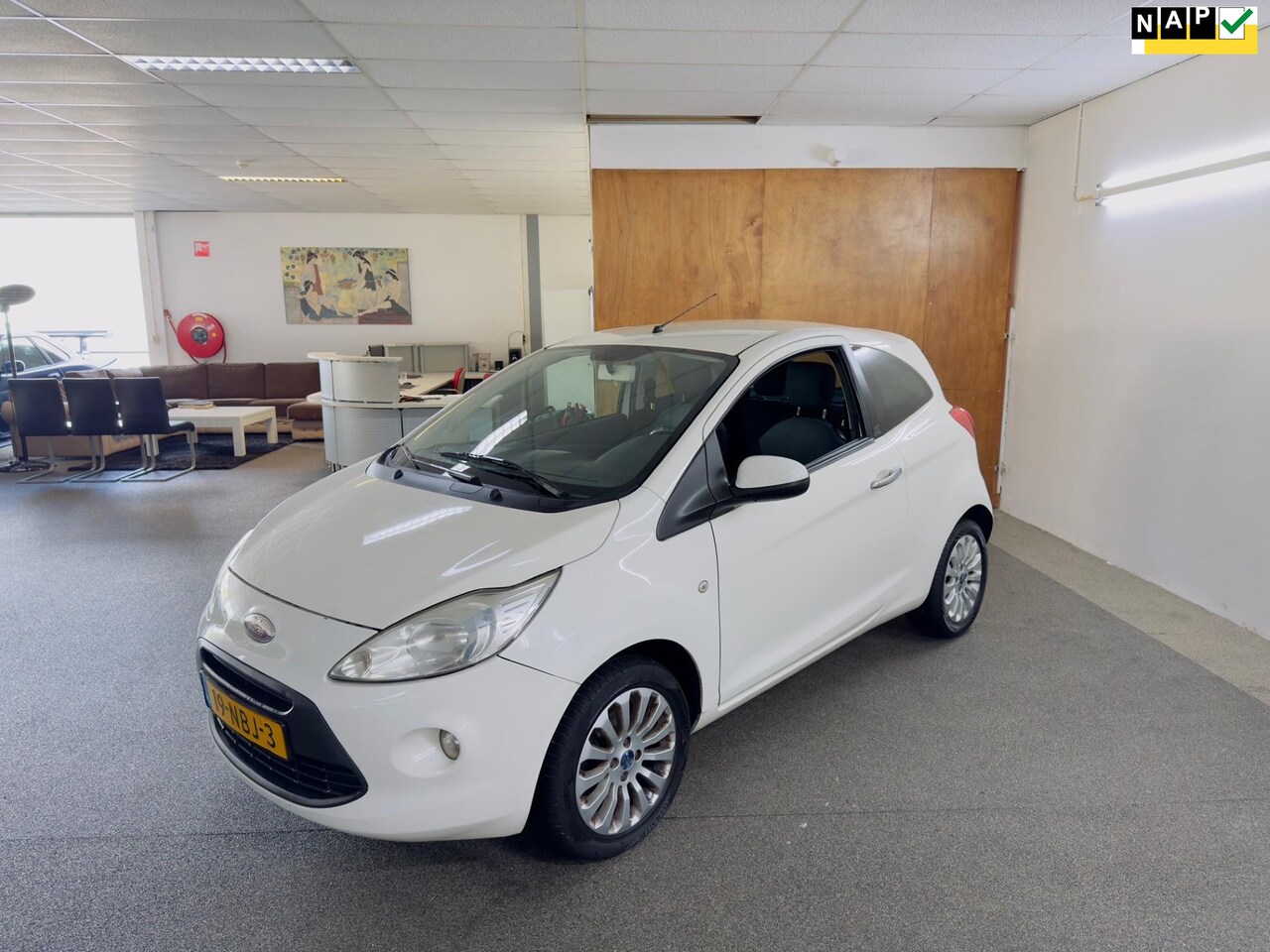 Ford Ka - 1.2 Titanium X Apk Nieuw,1e eigenaar,Airco,E-Ramen,Lm velgen,N.A.P,2 sleutels,Topstaat!! - AutoWereld.nl