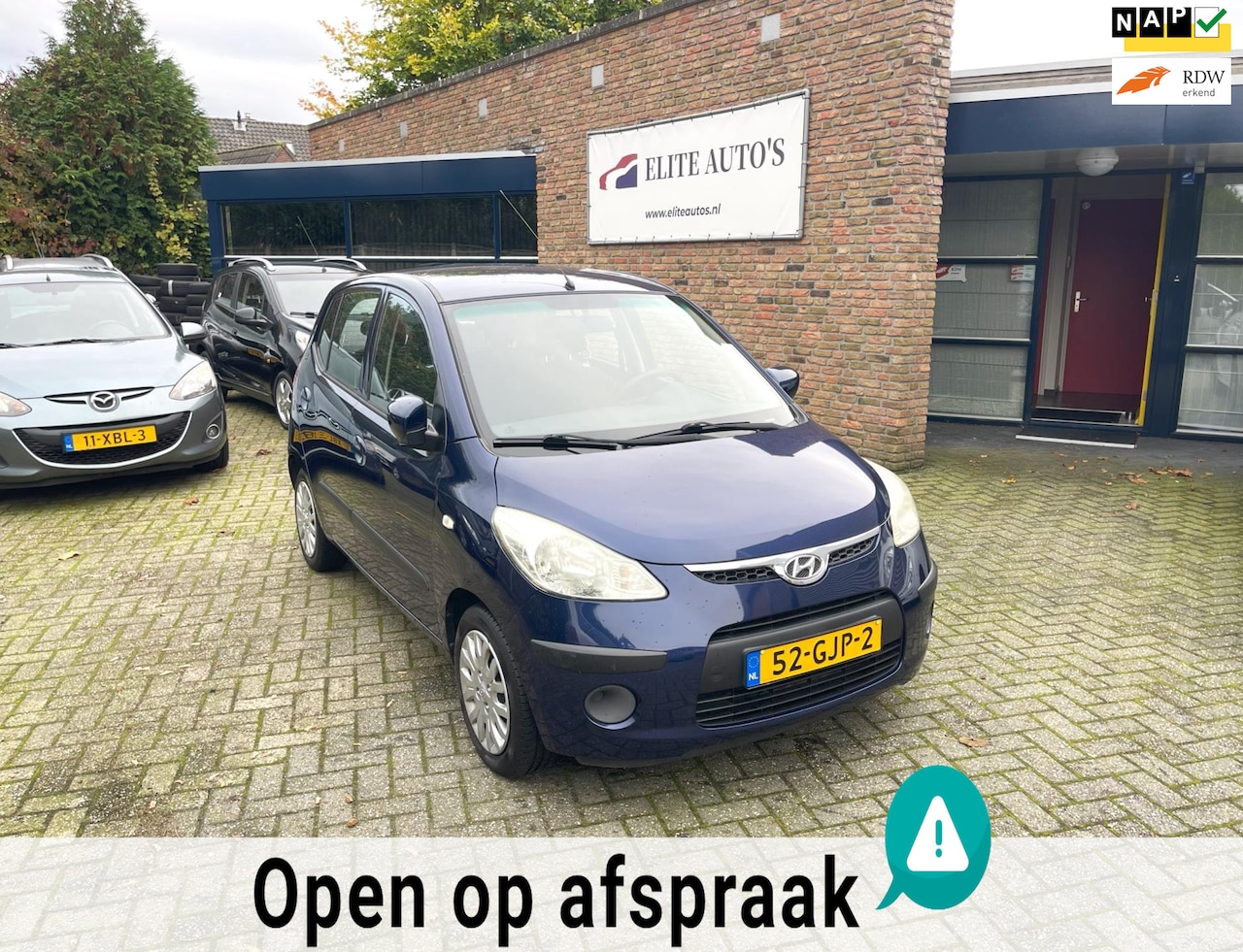 Hyundai i10 - /zeer mooie en dealer onderhouden/airco/Lage km+nap/nw apk!! - AutoWereld.nl