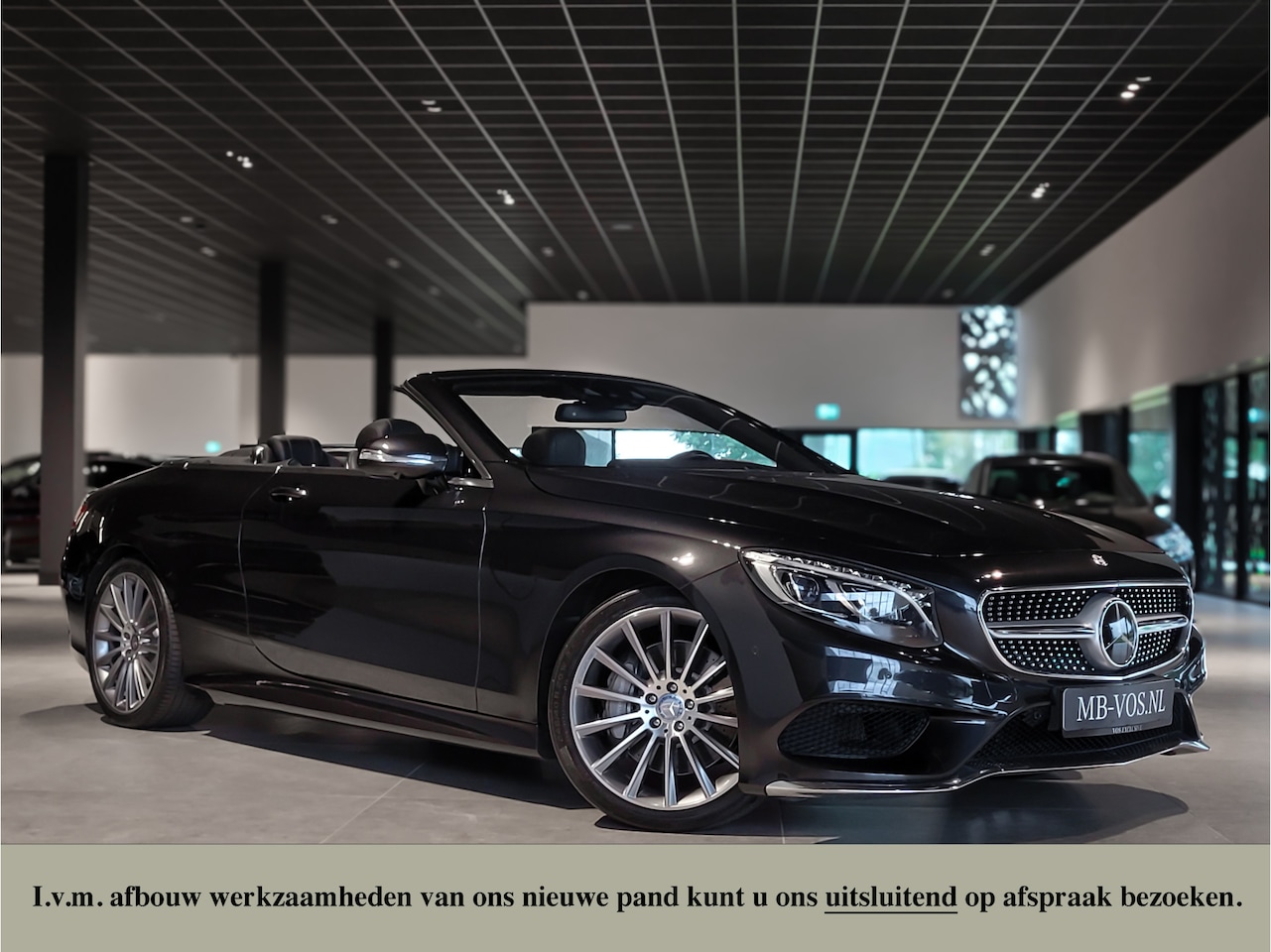 Mercedes-Benz S-klasse Cabrio - 500 AMG Distronic|Keyless|20"|Airscarf|360|Stoelkoeling|Mem|Aircap|LED - AutoWereld.nl