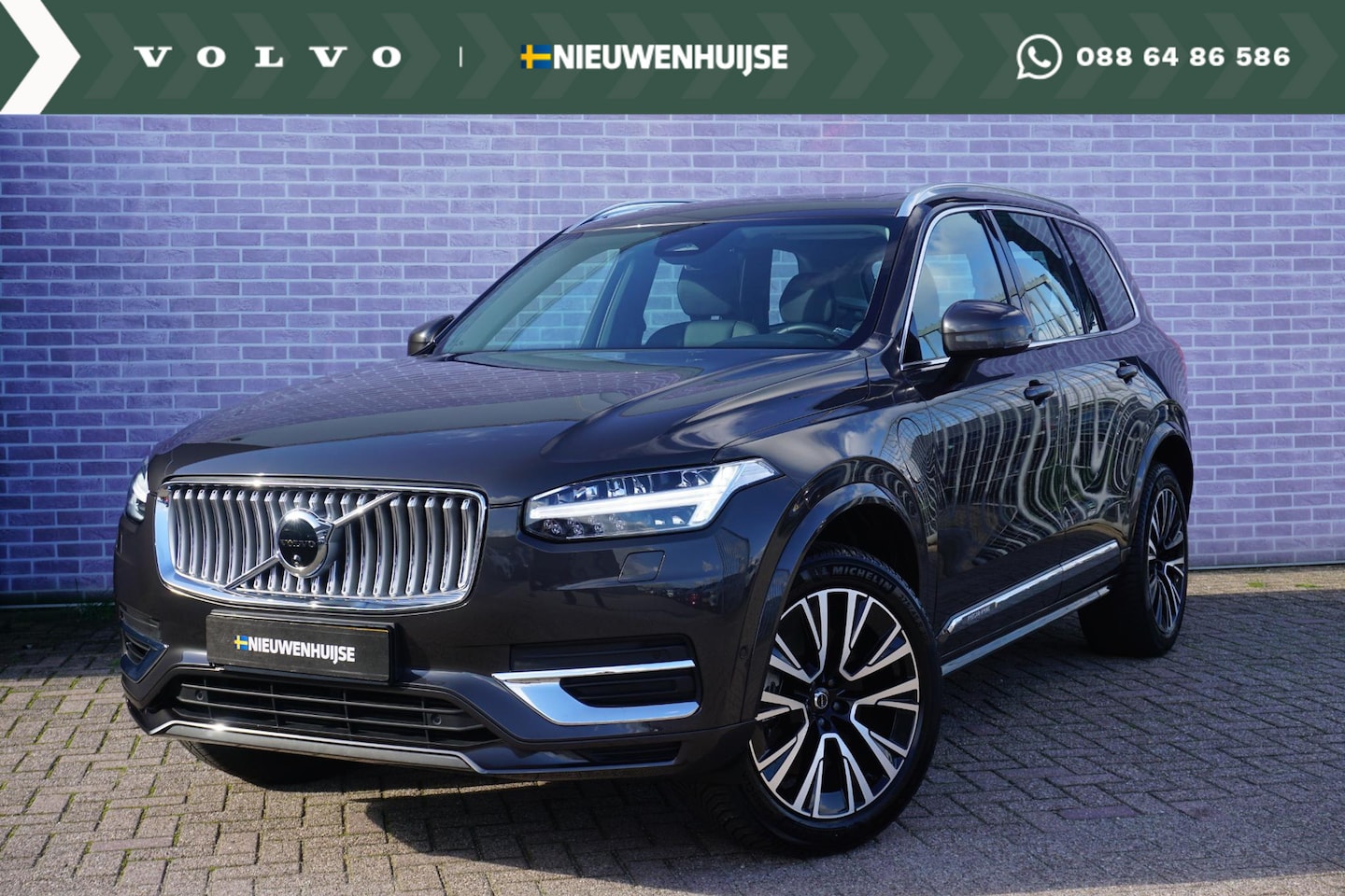 Volvo XC90 - 2.0 T8 Recharge AWD Plus Bright | Nieuw Binnen | | Long range | Panorama-schuifdak | Harma - AutoWereld.nl