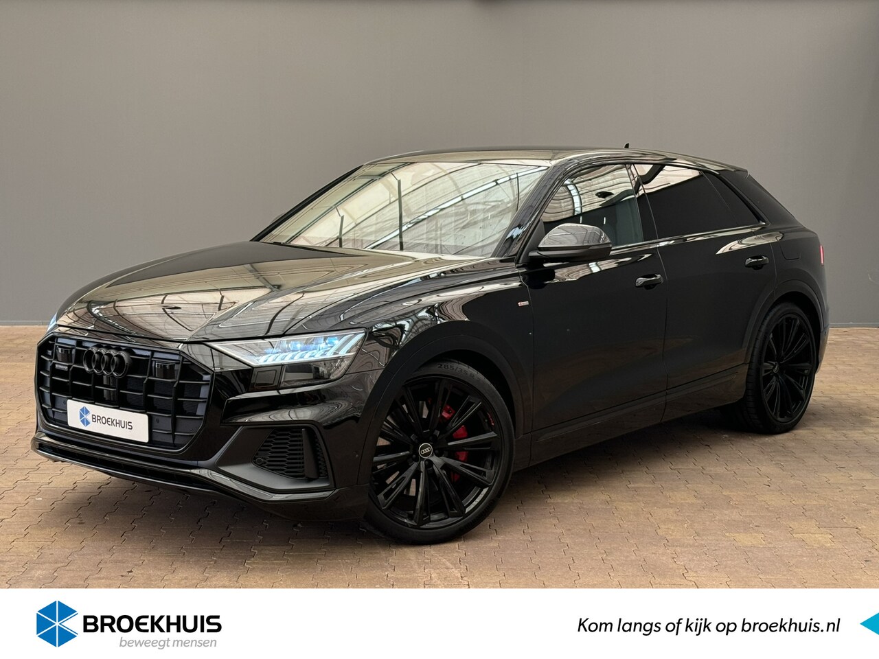 Audi Q8 - 60 TFSI E QUATTRO S LINE | 490PK | 23'' Lichtmetaal | Memory Seats | Luchtvering | Head-Up - AutoWereld.nl