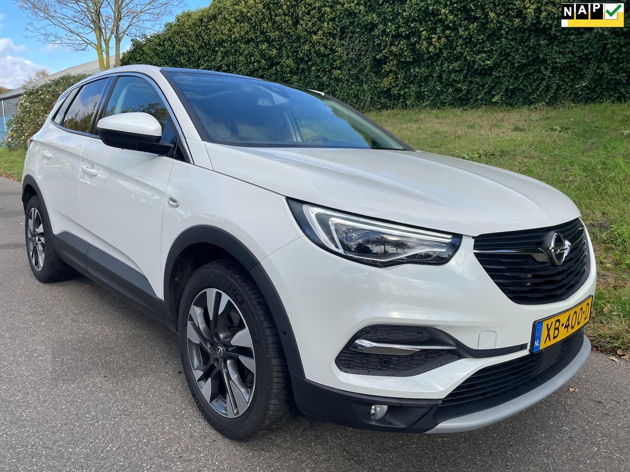 Opel Grandland X - 1.2 Turbo Parelmoer wit - Panoramadak - Sportstoelen - riem vv - AutoWereld.nl