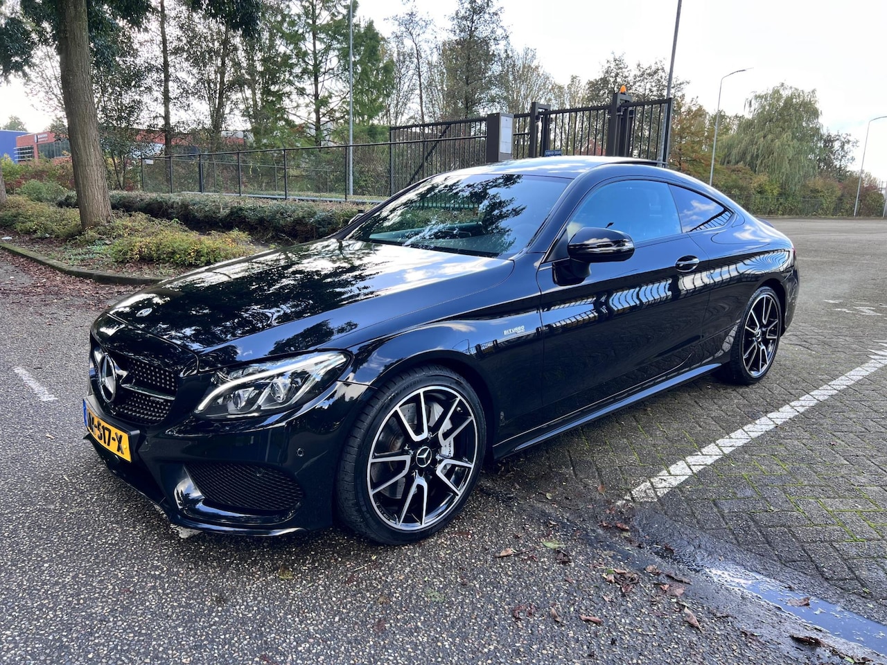 Mercedes-Benz C-klasse Coupé - AMG 43 4MATIC Airco/Leer/Panodak - AutoWereld.nl