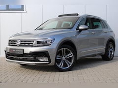 Volkswagen Tiguan - 1.4 TSI 4Motion R-LINE I PANO I STANDKACHEL I LED I TREKHAAK I LEDER I MEMORY I ADAPTIVE I