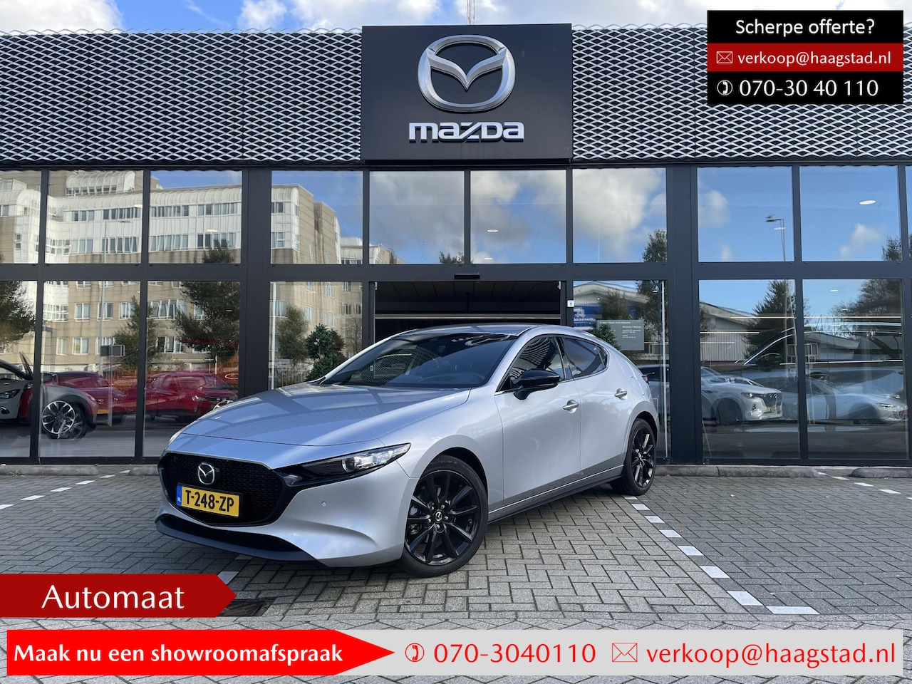 Mazda 3 - 2.0 e-SkyActiv-G M Hybrid 150 Homura BTW auto / Garantie t/m 09-2029 / Huidige nieuwprijs - AutoWereld.nl