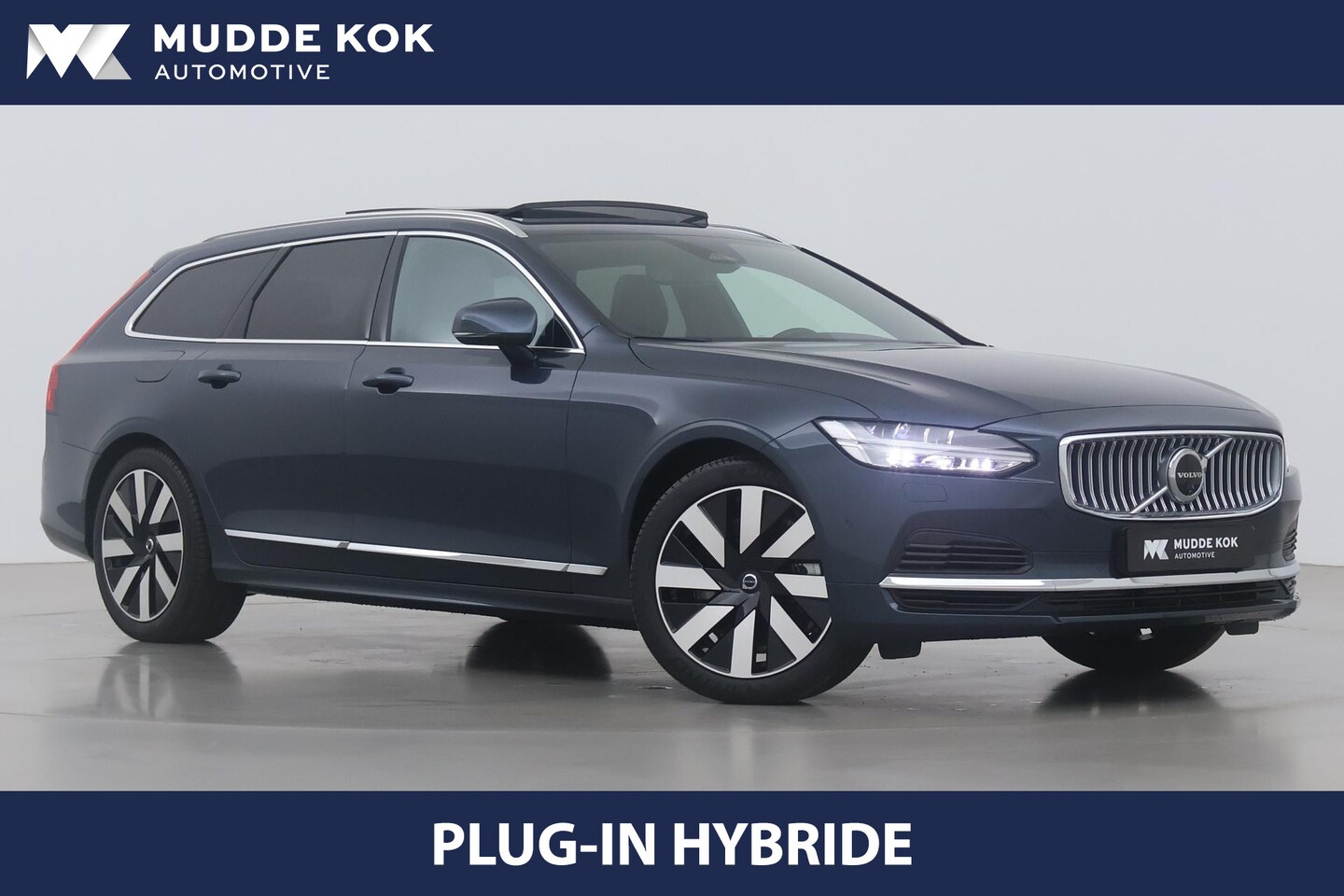 Volvo V90 - T6 Recharge Ultimate Bright | Long Range | 360° Camera | Panoramadak | Head-Up | BLIS | ha - AutoWereld.nl