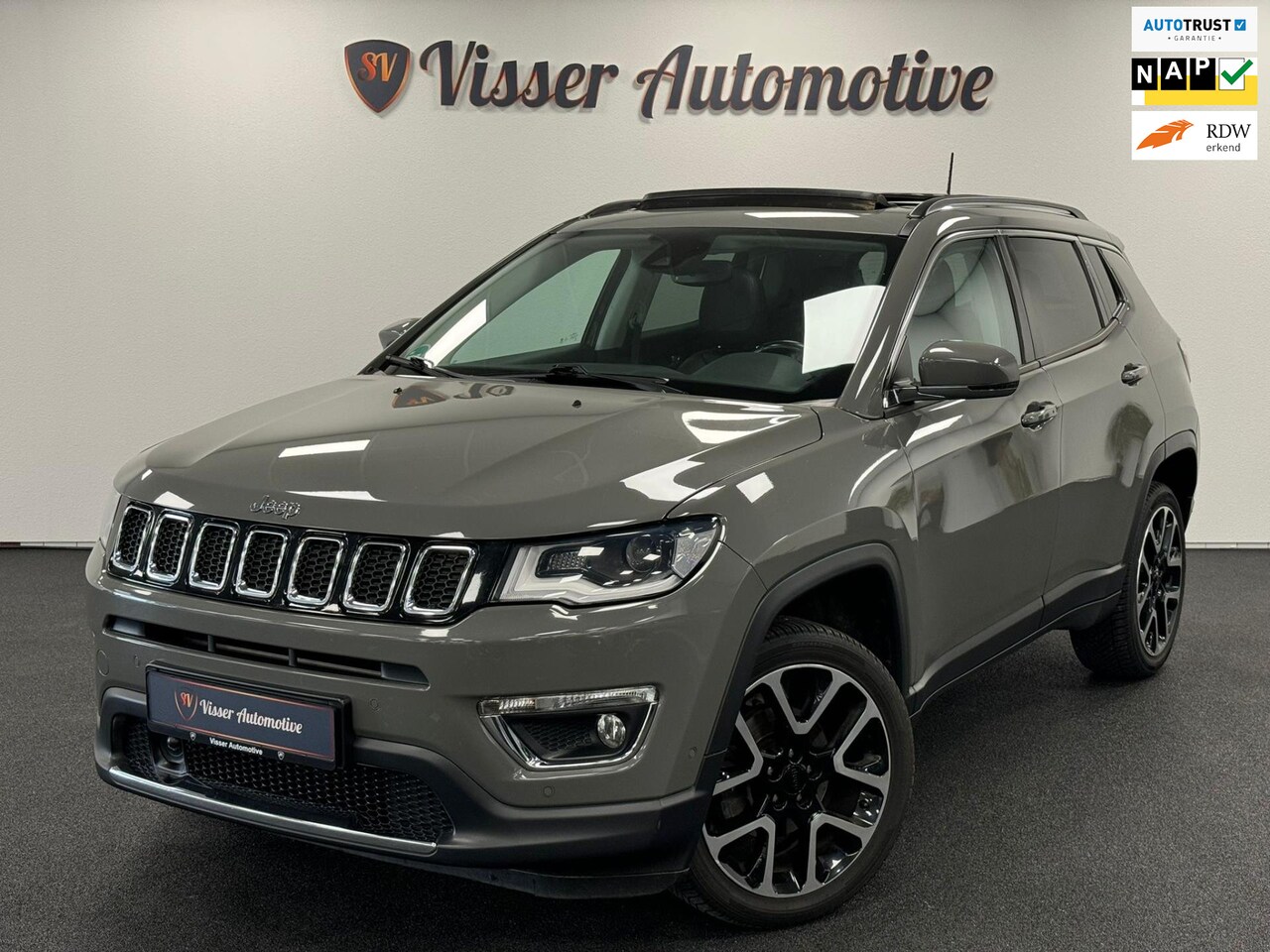 Jeep Compass - 1.4 T Limited*1 Jaar Garantie *4WD*Panorama*leer*Camera*Navi*Full optie - AutoWereld.nl