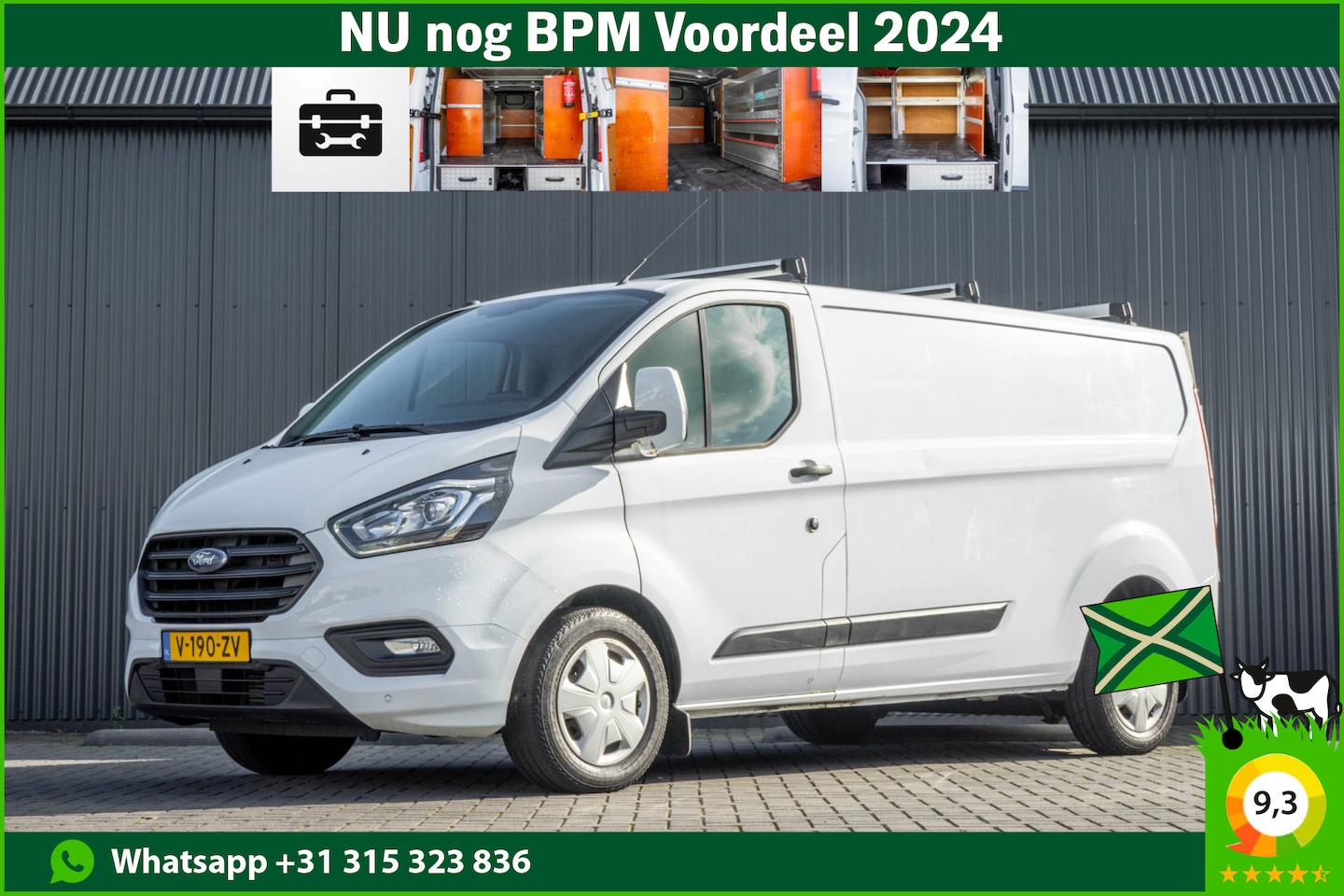 Ford Transit Custom - 2.0 TDCI L2H1 | Automaat | Euro 6 | 131 PK | Inrichting | Cruise | Airco | PDC | Led - AutoWereld.nl