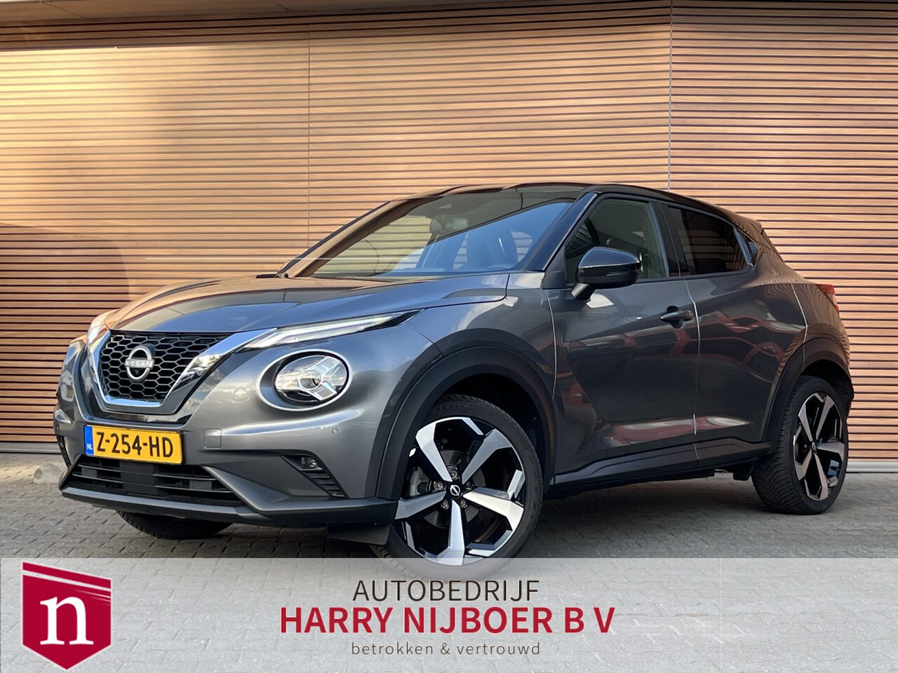 Nissan Juke - 1.0 DIG-T N-Design Navi / 360* Camera / Bose / Leer / LED / Adapt. Cruise - AutoWereld.nl