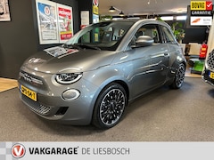 Fiat 500 - La Prima 42 kWh/119pk/ Navigatie / pano-dak / leder / pdc / Camera / letop subsidie a €200