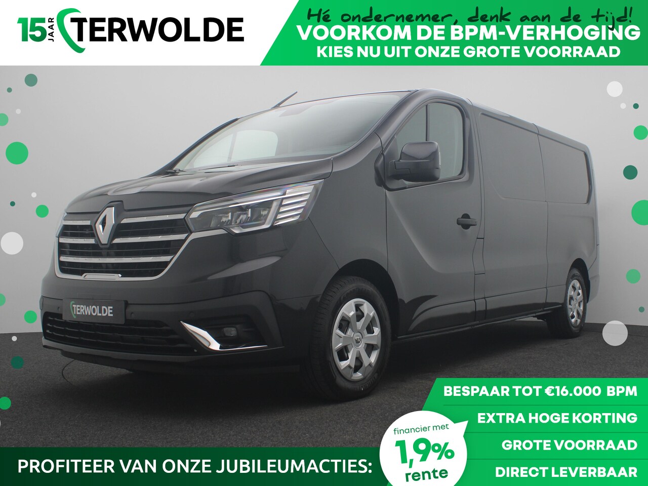 Renault Trafic E-Tech - Gesloten Bestel L2H1 Electric 120 1AT Comfort | Airconditioning | C-Shape LED dagrijverlic - AutoWereld.nl