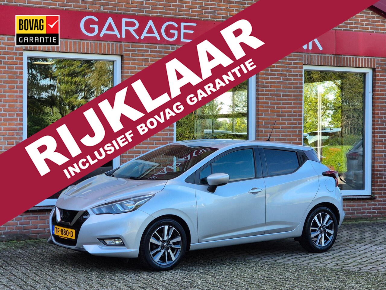 Nissan Micra - 0.9 IG-T N-Connecta 90PK 5drs clima, cruise, navi, pdc, camera RIJKLAAR - AutoWereld.nl