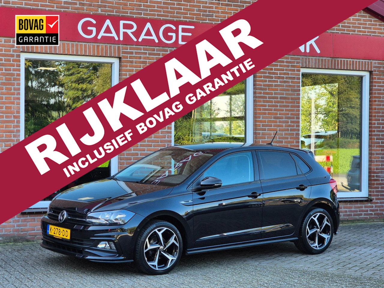 Volkswagen Polo - 1.0 TSI Highline Business R 95PK 5drs clima, adapt cruise, navi, carplay, pdc RIJKLAAR - AutoWereld.nl