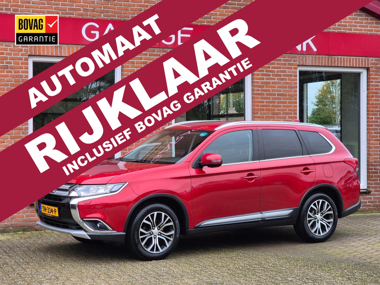 Mitsubishi Outlander - 2.0 Connect Pro 150PK 5drs AUTOMAAT clima, cruise, navi, carplay, keyless, led, trekhaak R - AutoWereld.nl