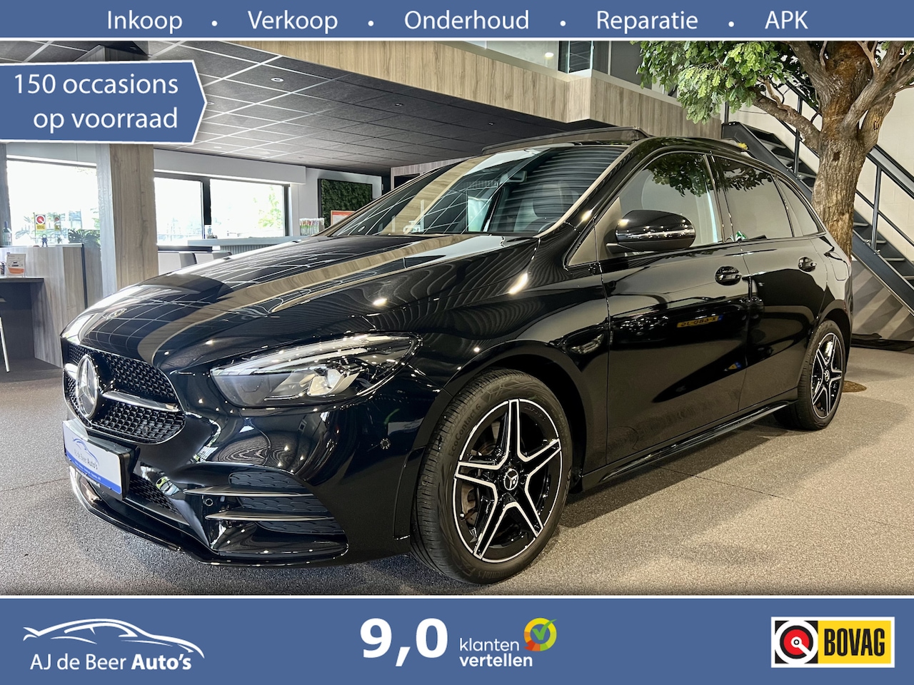 Mercedes-Benz B-klasse - 250 e AMG Line Panorama | Widescreen | El klep | Apple carplay - AutoWereld.nl