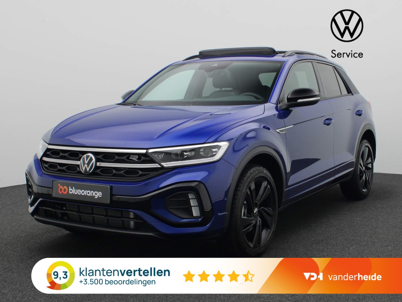 Volkswagen T-Roc - 1.5 TSI R-Line Business 150PK DSG Black Style, LED-Matrix, Keyless Entry & Start, Pano-Sch - AutoWereld.nl