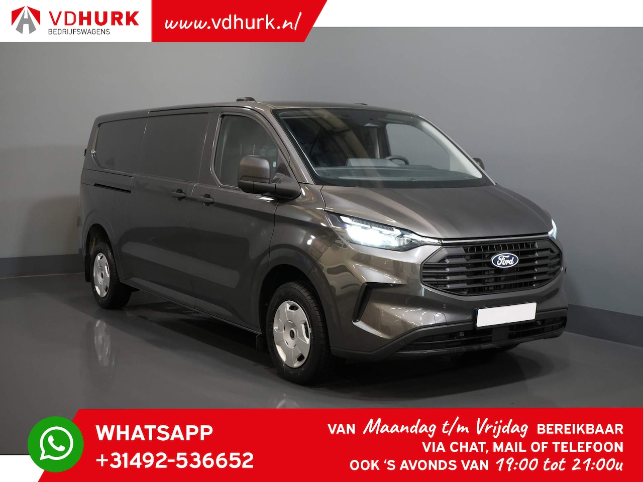 Ford Transit Custom - 2.0 TDCI 136 pk L2 5 jaar garantie/ 200.000 km/ 2.7T trekverm./ Navi/ Laadruimte pakket/ S - AutoWereld.nl