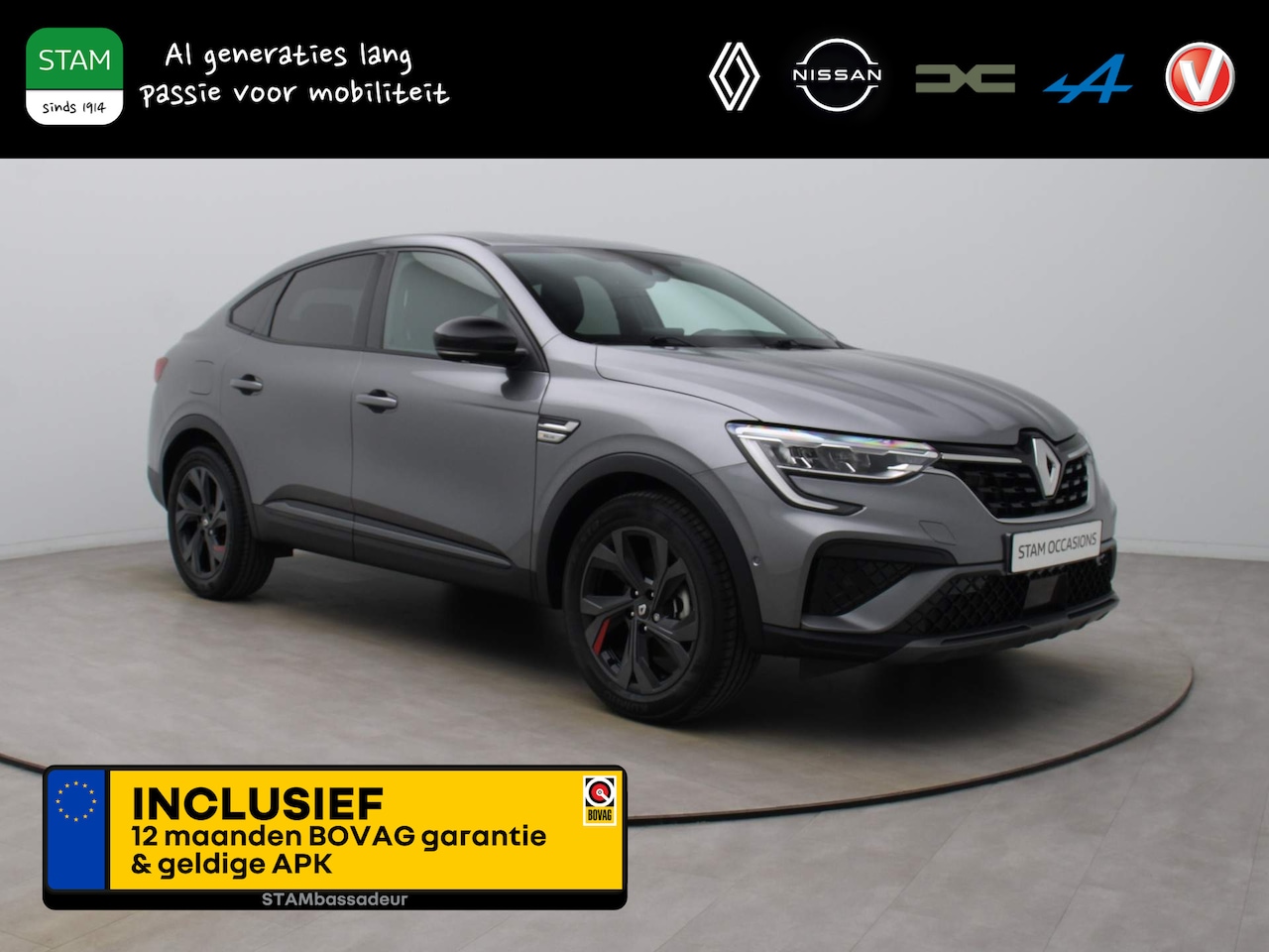 Renault Arkana - E-Tech Hybrid 145pk R.S. Line Adapt. Cruise | BOSE | Camera | Climate | Stoel -/ Stuur ver - AutoWereld.nl