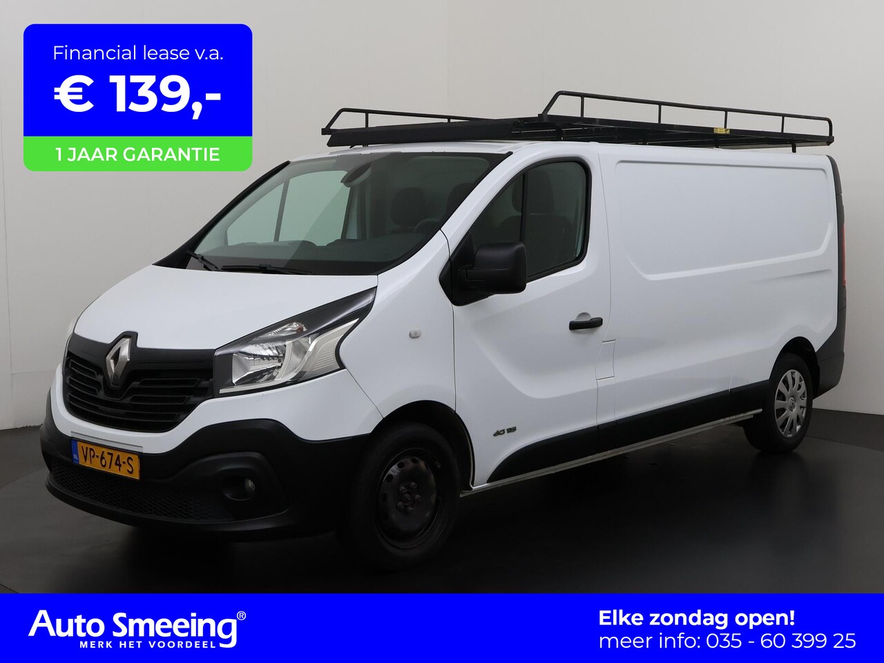 Renault Trafic - 1.6 dCi T29 L2H1 Comfort | Imperiaal | Trekhaak | Navigatie | Zondag Open! - AutoWereld.nl