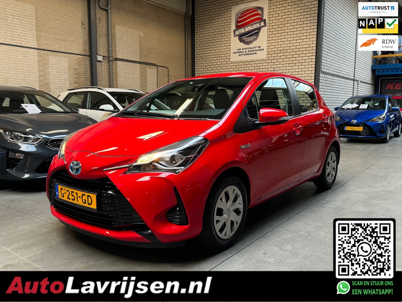 Toyota Yaris - 1.5 Hybrid ACTIVE NAVIGATIE/CAMERA CRUISE 18DKM AFN.TREKHAAK NL AUTO NAP!! - AutoWereld.nl