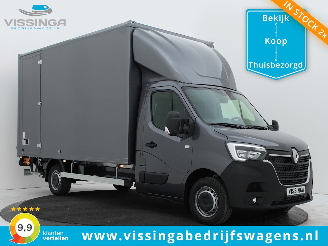 Renault Master - FWD 165 pk Bakwagen 420x211x232 (20.5 m3) - AutoWereld.nl