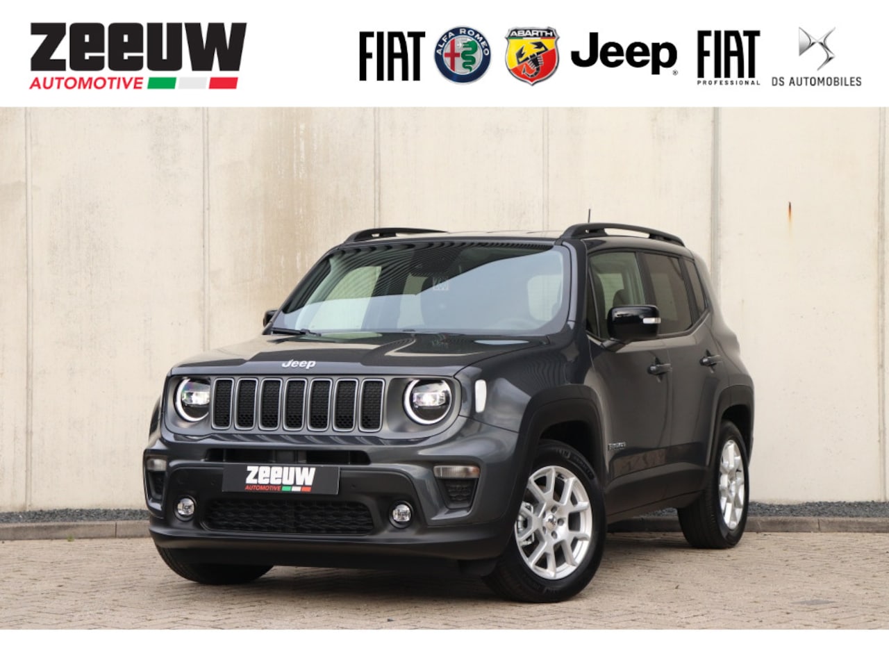 Jeep Renegade - 1.5 Turbo 130 PK e-Hybrid Limited | Navi | Carplay | LED | 17" - AutoWereld.nl