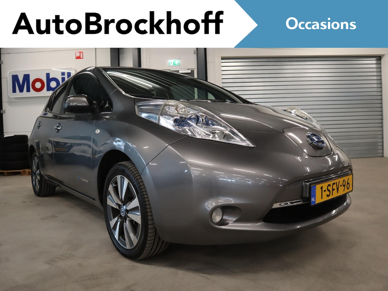 Nissan LEAF - Tekna Solar Panel 6kW snellader SEPP Subsidie € 2000,- mogelijk | Leder | Navi  | Stoel- e - AutoWereld.nl