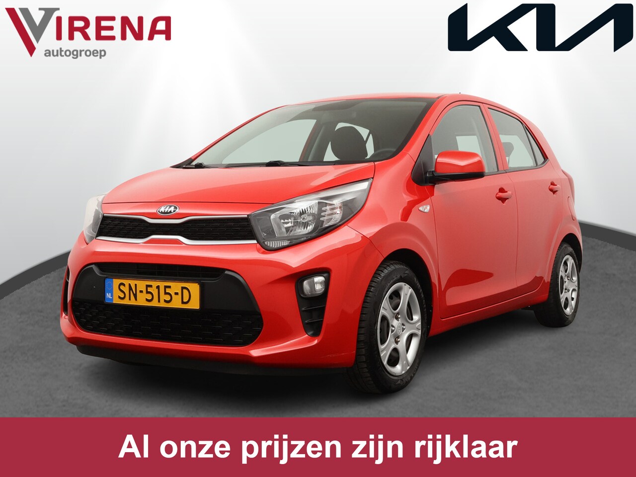 Kia Picanto - 1.0 CVVT EconomyPlusLine - Airco - Electrische ramen - Bluetooth - All-Season banden - 12 - AutoWereld.nl