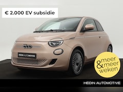 Fiat 500e - 42 kWh 118pk Hatchback | Navi | Camera | PDC V+A | Lichtmetalen velgen | Stoelverwarming |