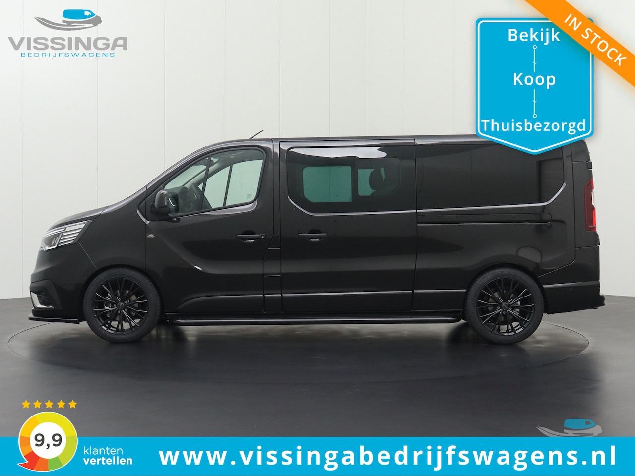 Renault Trafic - L2H1 170 pk Extra Luxe Dubbel Cabine Automaat Vissinga Special - AutoWereld.nl