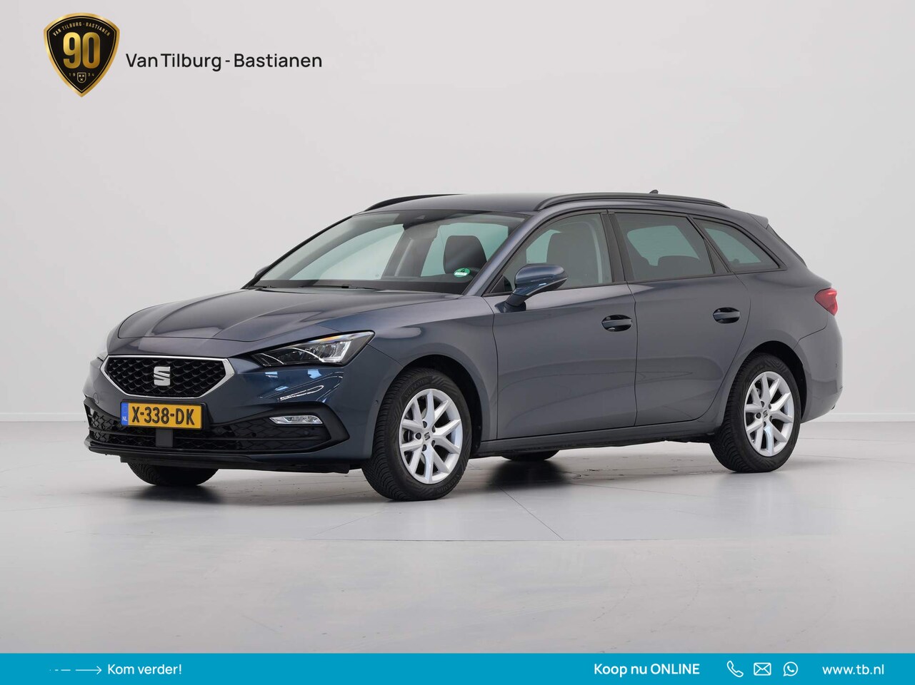 Seat Leon Sportstourer - 1.0 eTSI Style Business Intense 1.0 eTSI 111pk Style Business Intense , Getinte ruiten achter, Trekhaakvoorbereiding, Virt - AutoWereld.nl