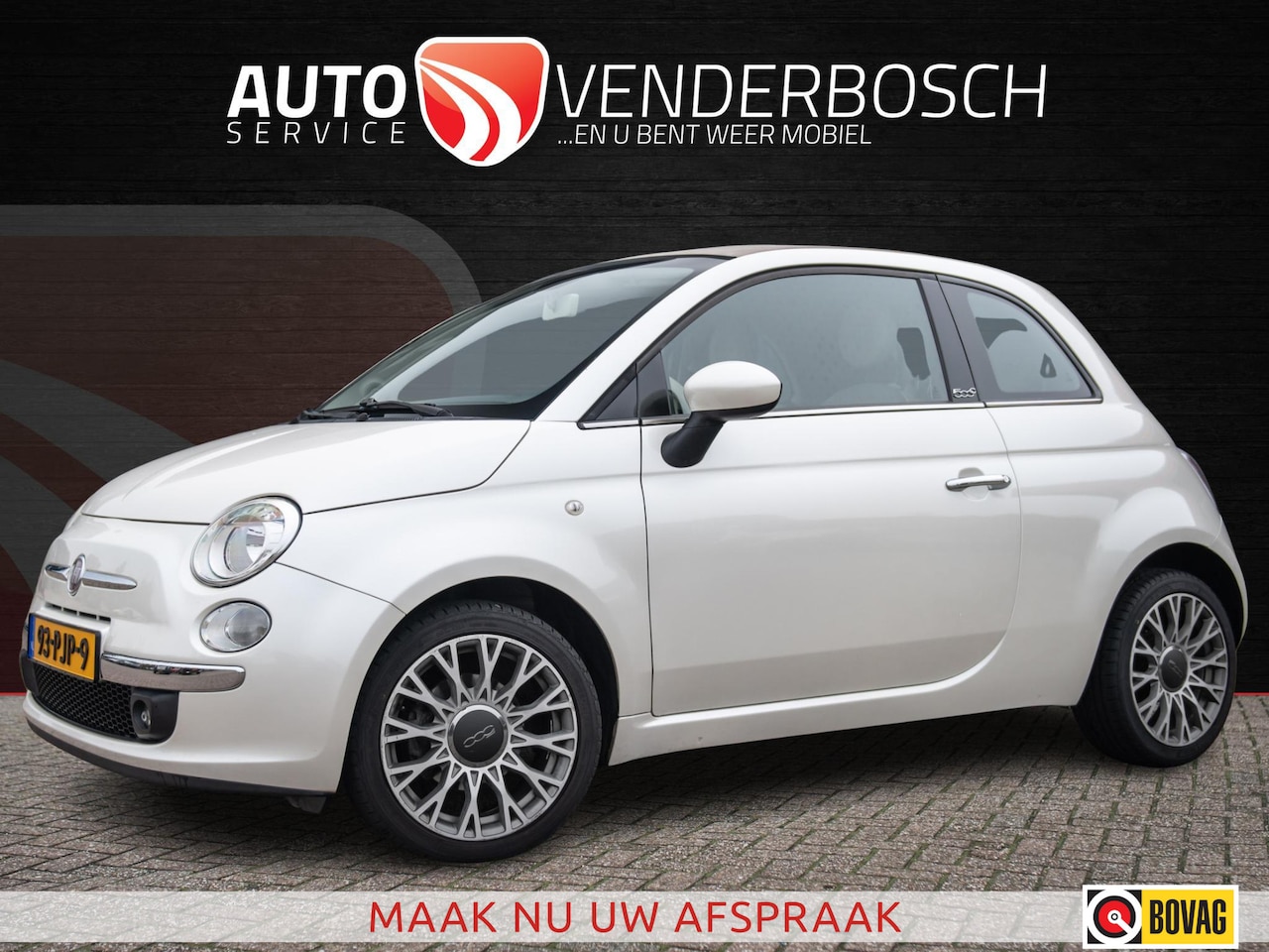 Fiat 500 C - 0.9 TwinAir Lounge 86pk | Leder | Cabriolet - AutoWereld.nl