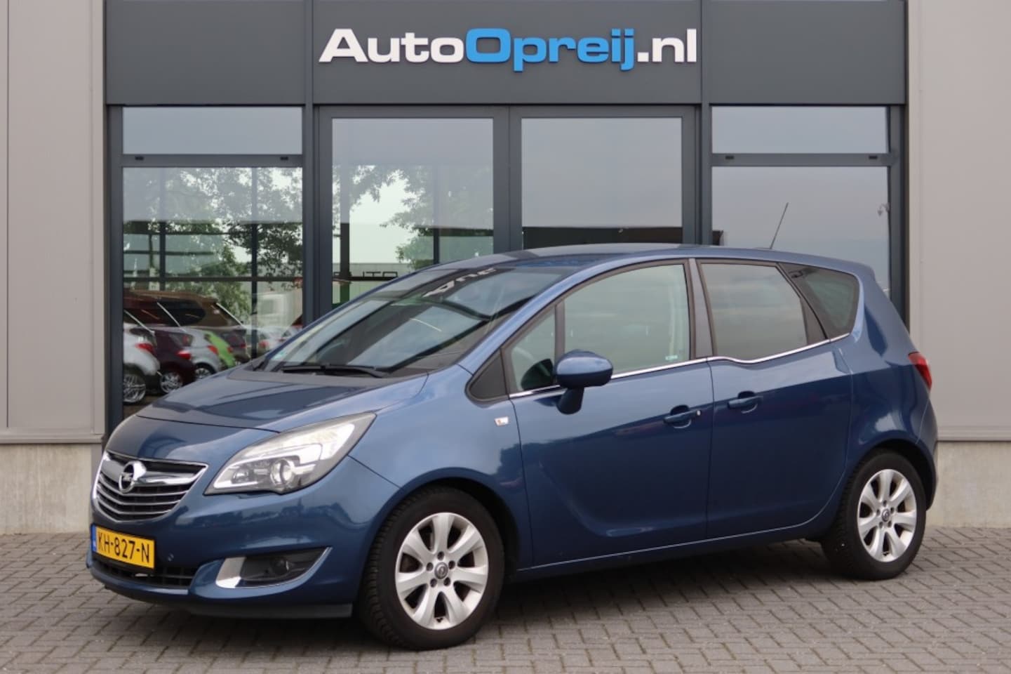 Opel Meriva - 1.4 Turbo Blitz 120pk NAVI, Airco, Cruise, Leer, Stoelverwarming - AutoWereld.nl