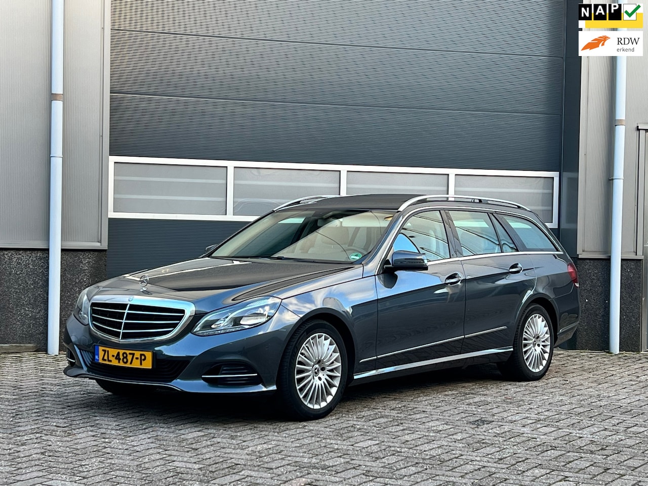 Mercedes-Benz E-klasse Estate - 220 CDI Ambition Avantgarde bj.2014 Leder|Dak|Trekhaak. - AutoWereld.nl