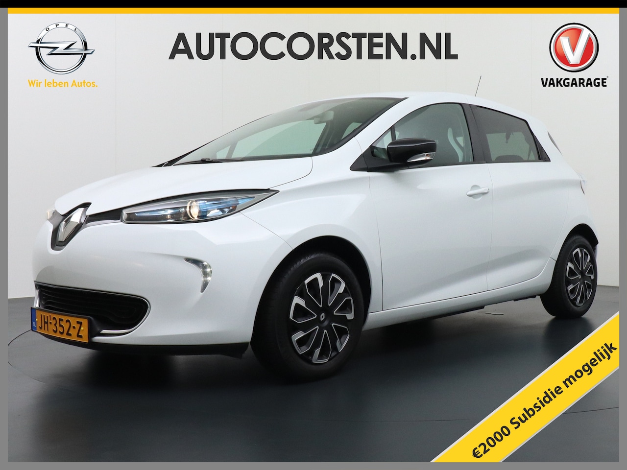 Renault Zoe - *5.395 na subsidie * AUT. 90pk Navi Pdc Lmv-look Led Ecc Esp Multi-Media-vb. R240 Intens 2 - AutoWereld.nl