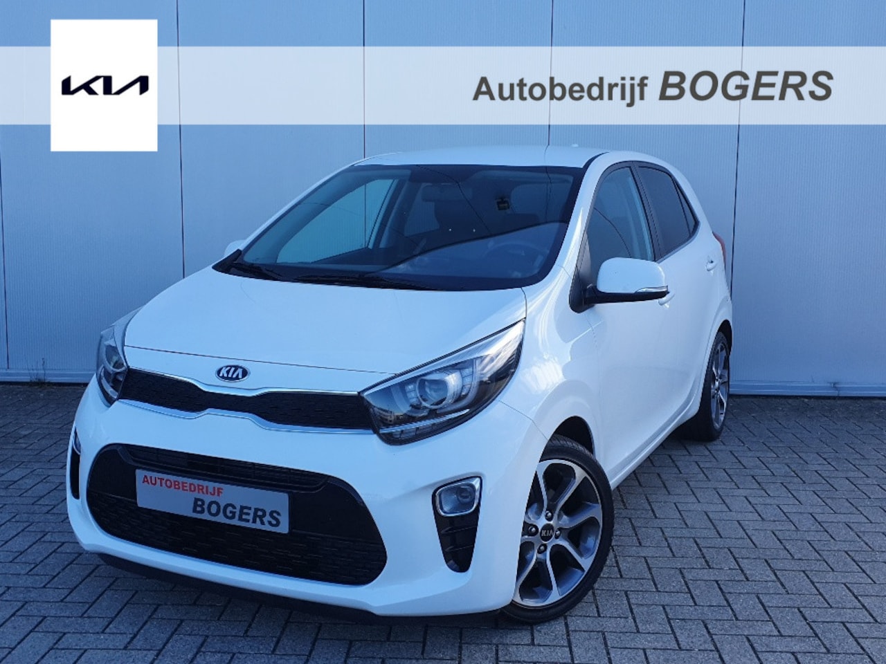 Kia Picanto - 1.0 CVVT Design Edition Navigatie, Climate Control, Cruise Control, 16"Lm, Leder, Achterui - AutoWereld.nl