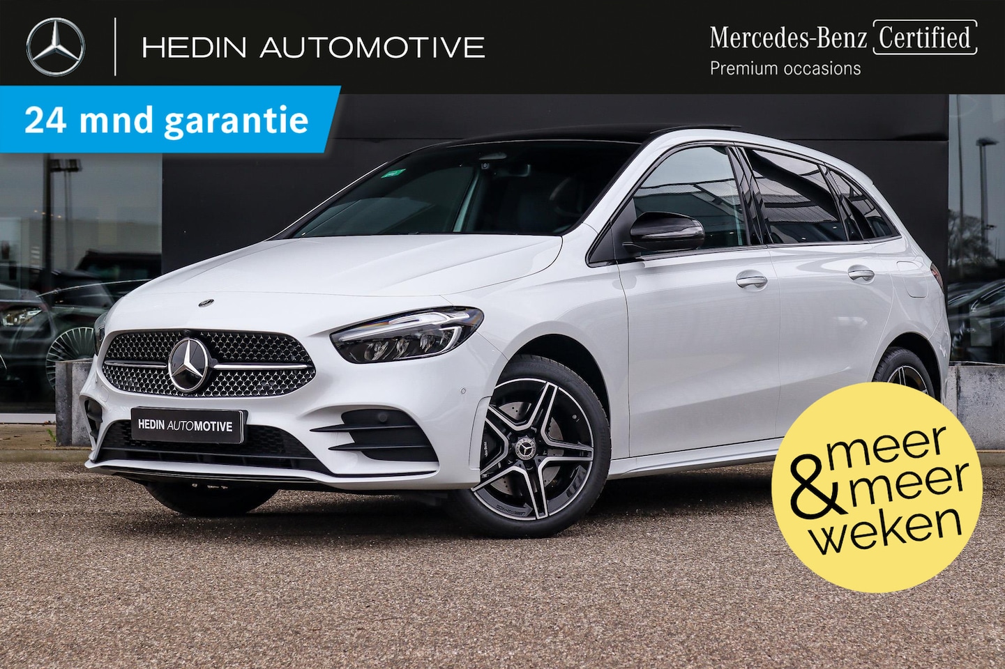 Mercedes-Benz B-klasse - B 250e Automaat Star Edition AMG Line | Advanced Plus Pakket | Nightpakket | Panoramadak - AutoWereld.nl