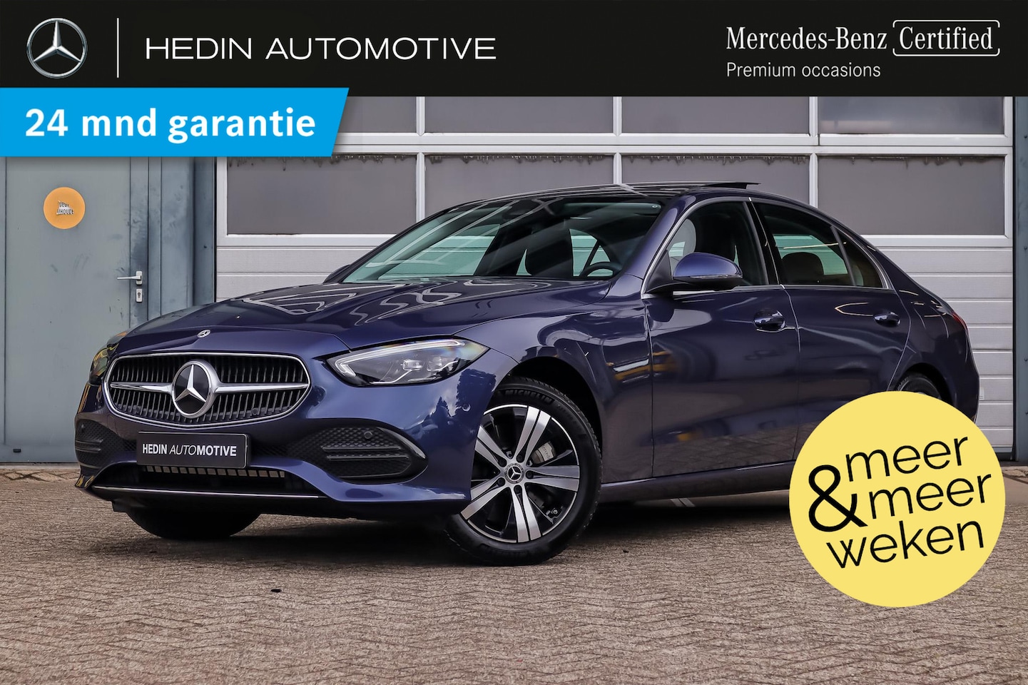 Mercedes-Benz C-klasse - C 300e Limousine Automaat 4MATIC Luxury Line | Winter Pakket | Panoramadak | Memory | Park - AutoWereld.nl