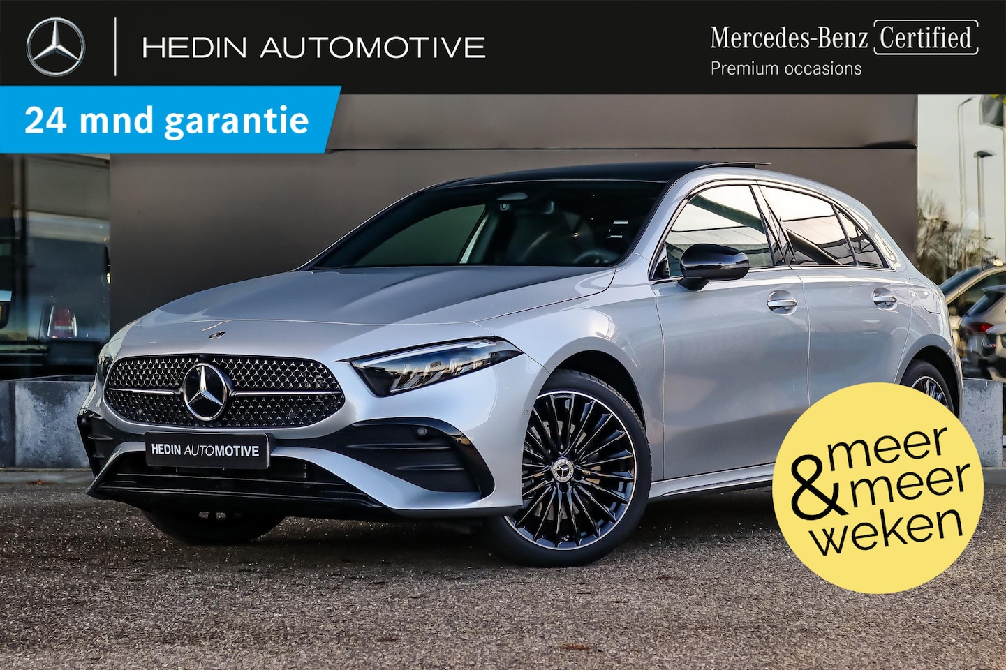 Mercedes-Benz A-klasse - A 250e Automaat AMG Line | Nightpakket | Panoramadak | Sfeerverlichting | Keyless-Go | Par - AutoWereld.nl