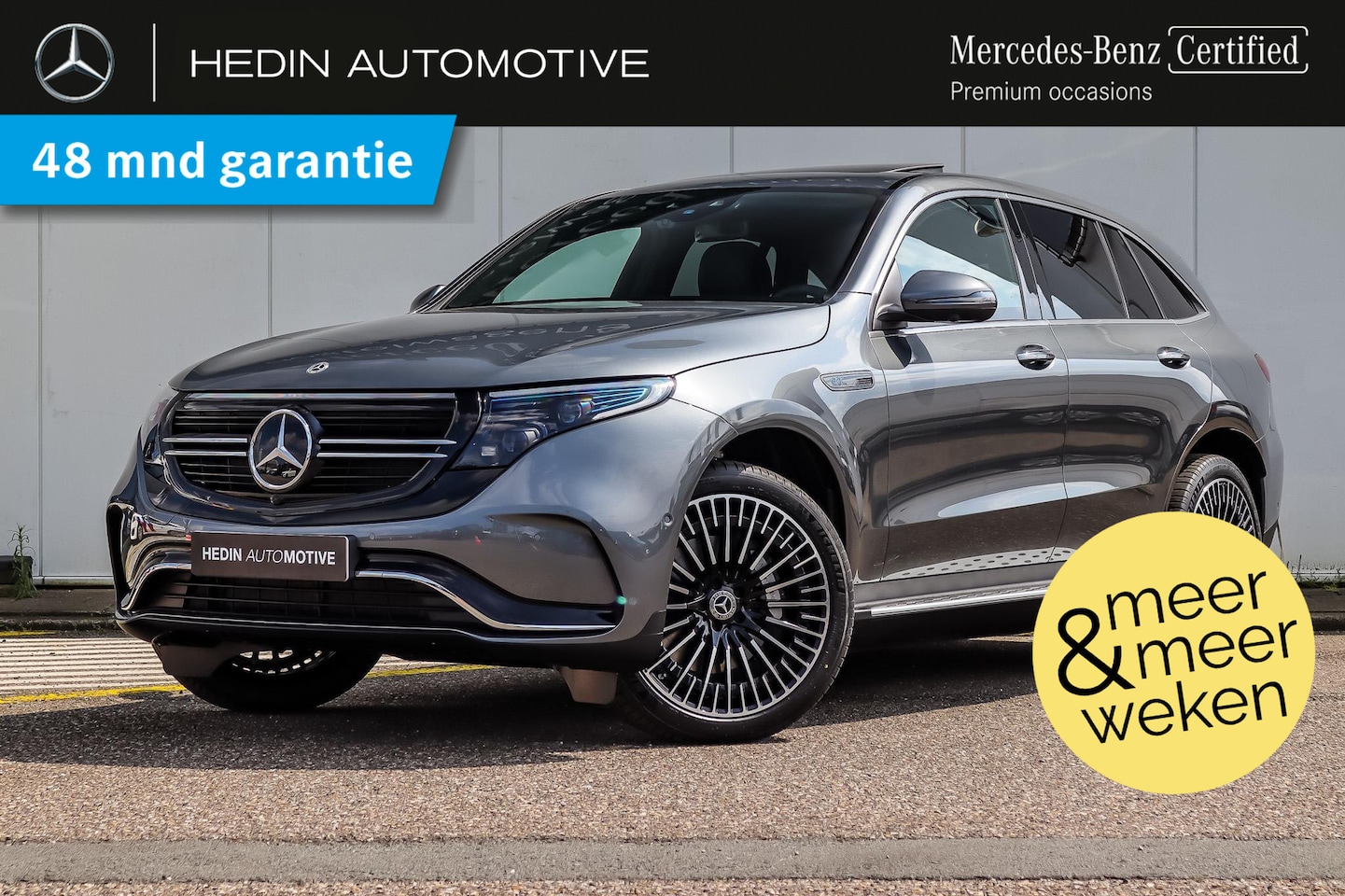 Mercedes-Benz EQC - EQC 400 4MATIC AMG Line | Premium Plus Pakket | Rijassistientiepakket | Trekhaak - AutoWereld.nl