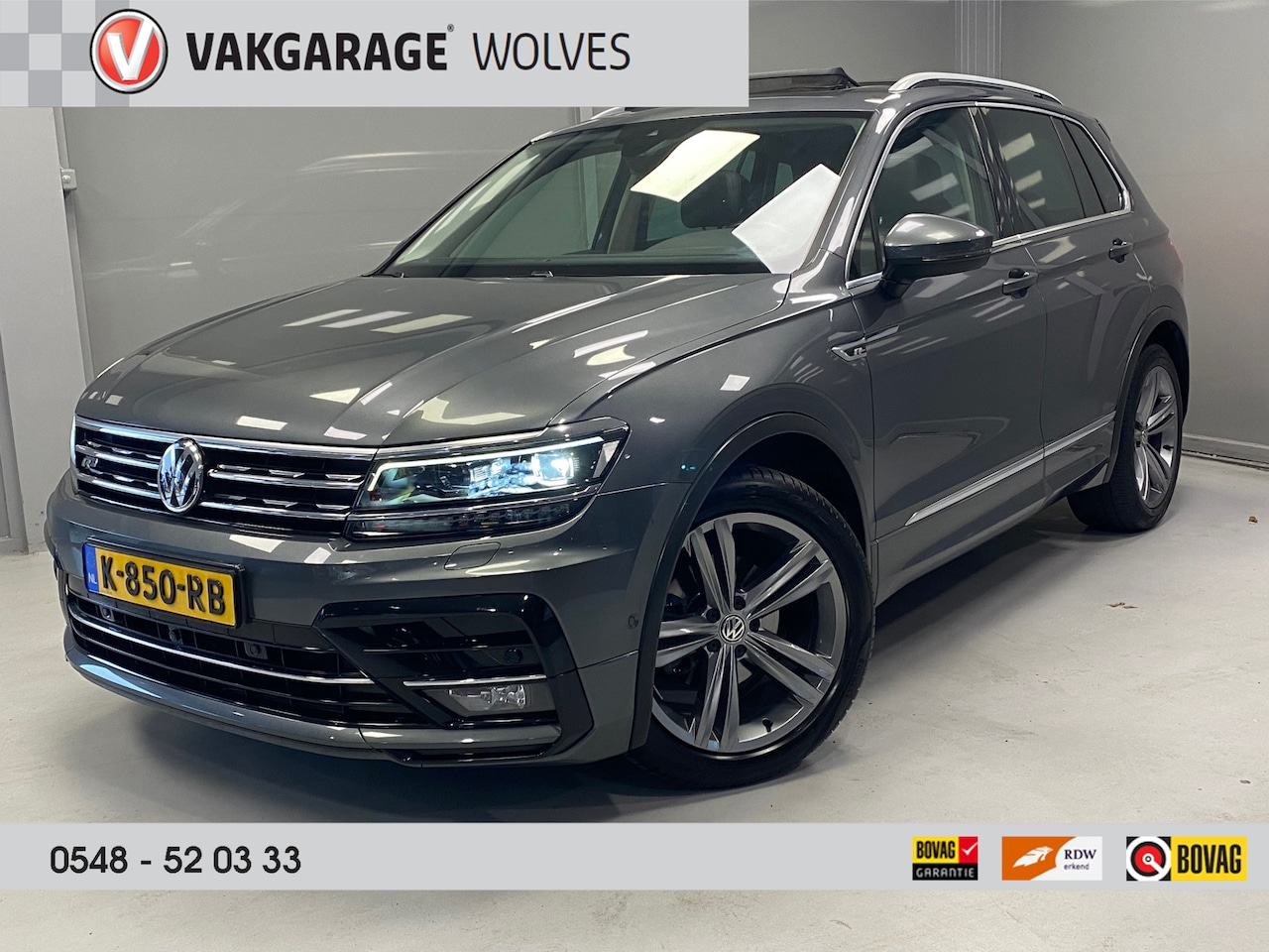 Volkswagen Tiguan - 1.5 TSI AUTOMAAT | R-LINE | PANODAK | LED | LEER | 360 CAMERA | - AutoWereld.nl