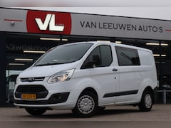 Ford Transit Custom - 270 2.2 TDCI L1H1 Trend DC | Nieuwe APK | Cruise Control | Airco | 5 Zits | Trekhaak |