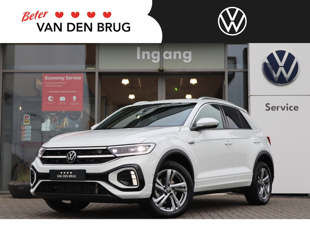 Volkswagen T-Roc - 1.5 TSI 150 pk DSG R-Line | Navigatie | Climatronic | LED | Camera | 17'' LM | Stoelverwar - AutoWereld.nl