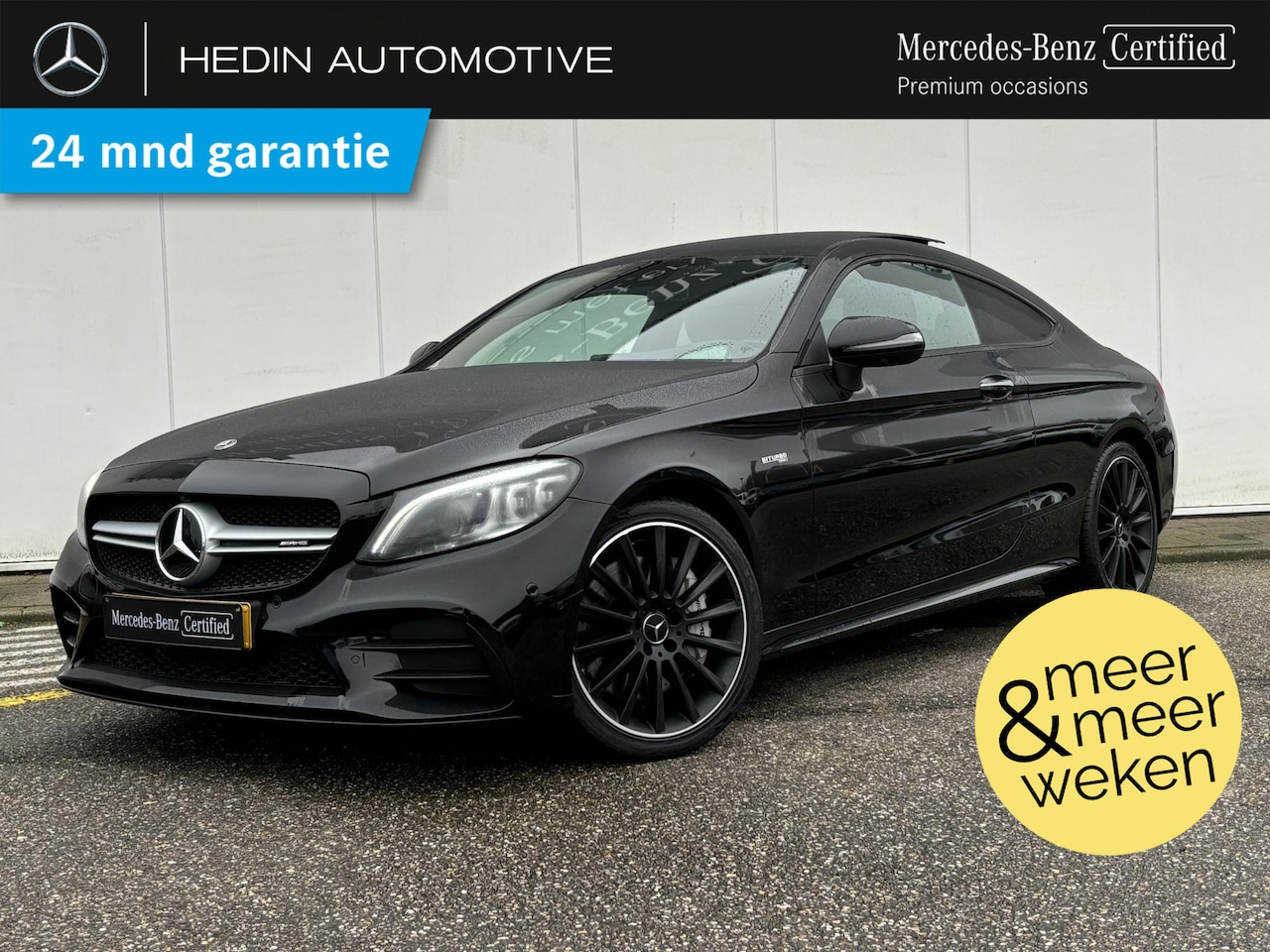 Mercedes-Benz C-klasse Coupé - C 43 AMG Automaat 4MATIC | Premium Plus Pakket | Nightpakket | Panoramadak | Head-Up | Com - AutoWereld.nl